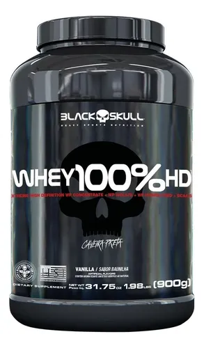 Whey 100% HD Black Skul