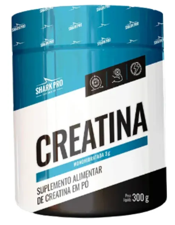 Creatina Monohidratada 300g Pura - Shark Pro