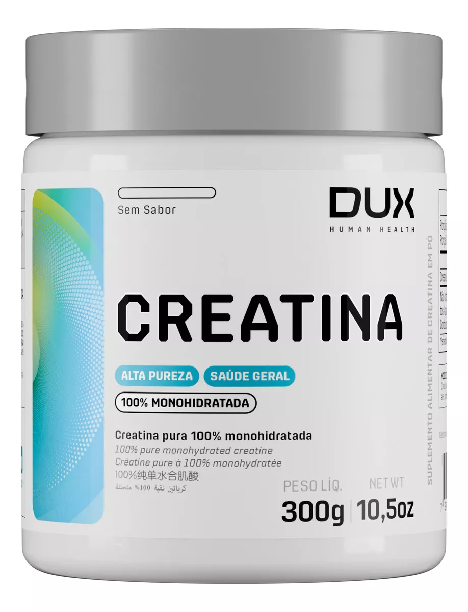 Creatina Monohidratada 100% Pote 300g Dux Nutrition