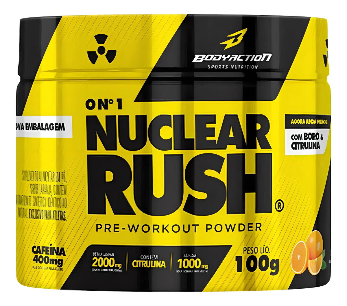 Pré Treino Nuclear Rush Workout Powder - Body Action 