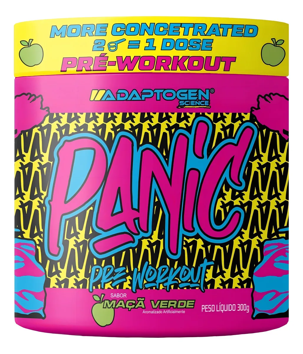 Adaptogen Science Panic Pré Treino com creatina