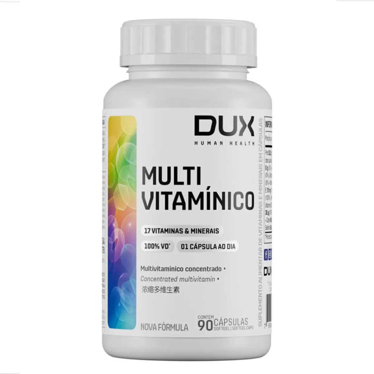 Multivitamínico Dux 90 Caps Original 