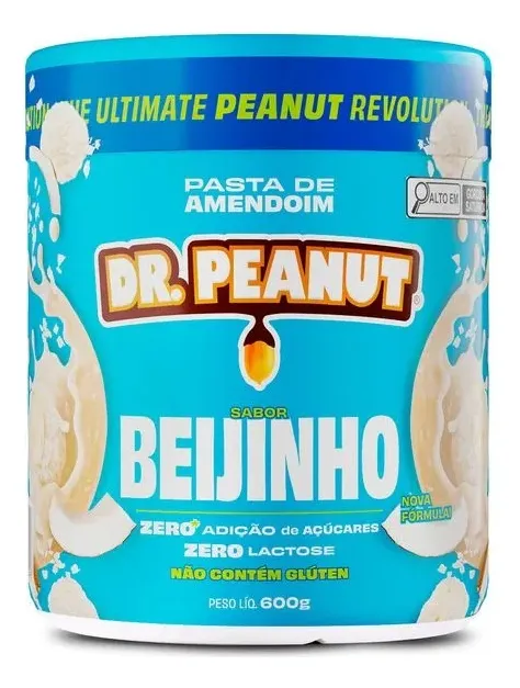 Pasta De Amendoim Beijinho Com Whey Protein Dr. Peanut